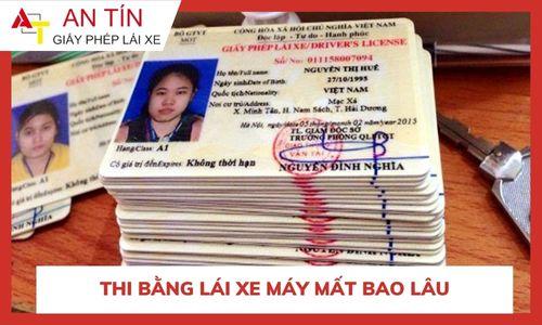 Thi bằng lái xe máy mất bao lâu theo quy định pháp luật 2024