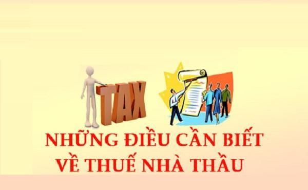 Thuế nhà thầu tiếng anh là gì? Cách tính thuế nhà thầu