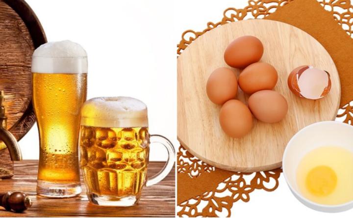 Uống bia với trứng gà có tác dụng gì?