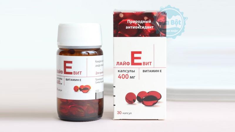 Vitamin E đỏ Zentiva 400mg Nga hộp 30 viên