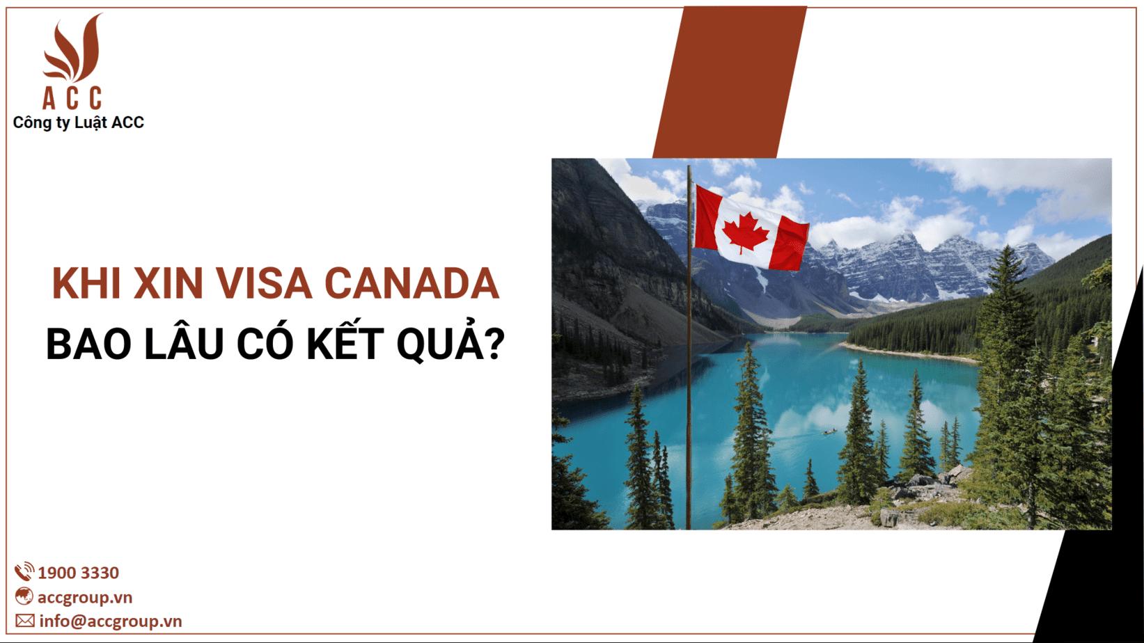 Xin visa Canada bao lâu thì có kết quả? [Cập nhật 2024]