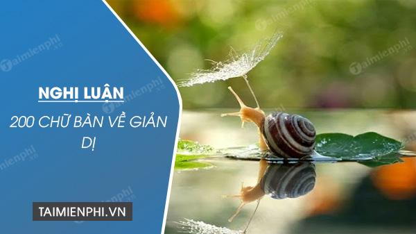 Nghị luận xã hội 200 chữ về sự Tích Cực của Sự Giản Dị