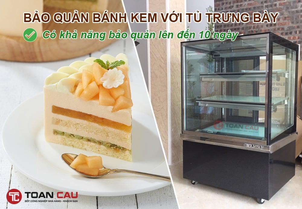 Hướng dẫn cách bảo quản bánh kem khi có và không có tủ lạnh đúng cách