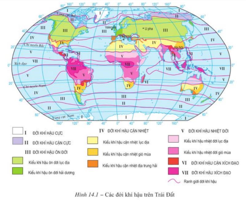 Tìm hiểu về 5 đới khí hậu trên Trái Đất và đặc điểm của từng loại khí hậu