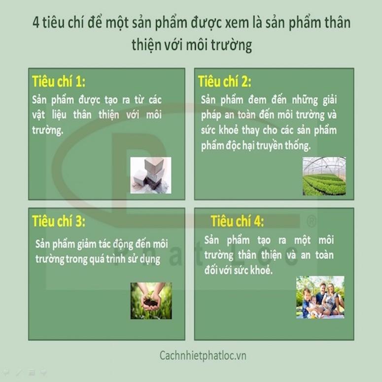 Các sản phẩm thân thiện môi trường giúp cuộc sống thêm XANH