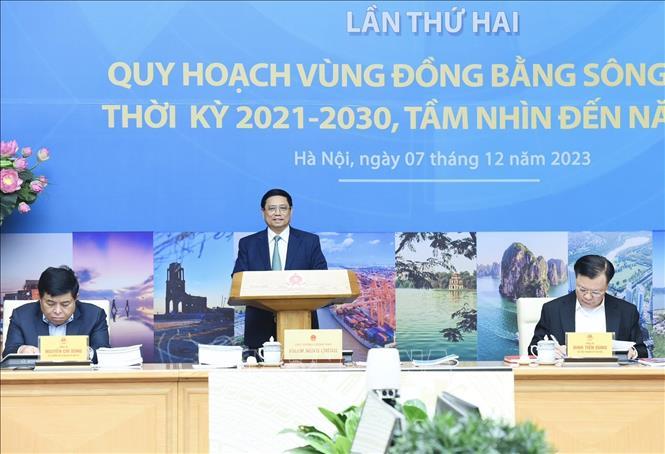 Xây dựng quy hoạch vùng Đồng bằng sông Hồng, cụ thể hóa Nghị quyết 30 của Bộ Chính trị