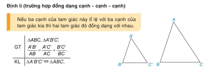 Ba trường hợp đồng dạng của hai tam giác| Toán 8 chương trình mới