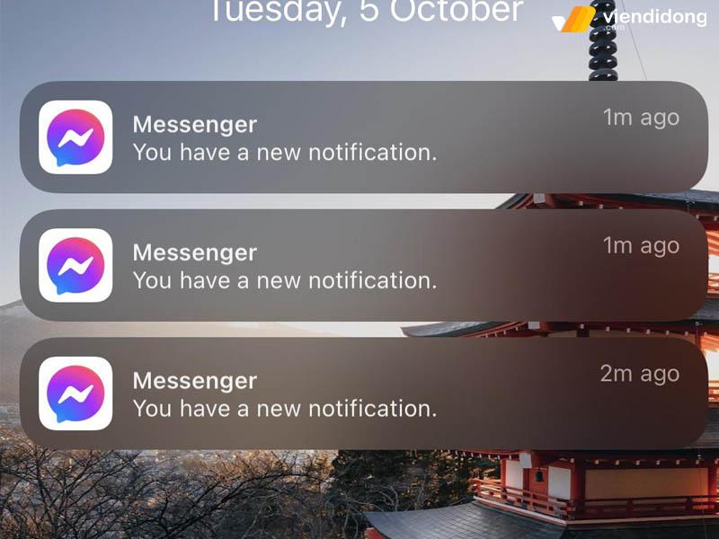 Cách cài đặt Messenger hiển thị trên màn hình iPhone, Android