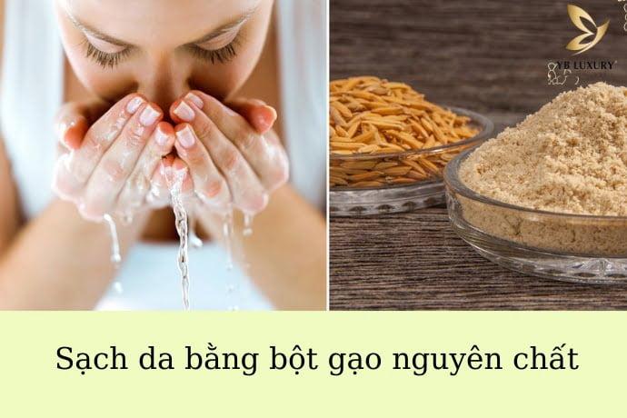 Hướng dẫn sử dụng bột cám gạo trị mụn ĐÚNG CÁCH hiệu quả