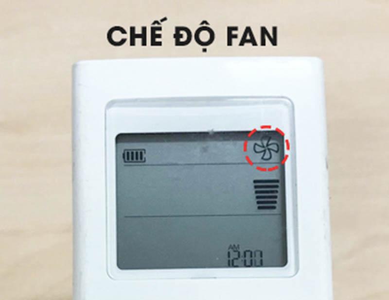 Chế độ fan của điều hòa là gì? Cách bật/tắt chế độ của điều hòa