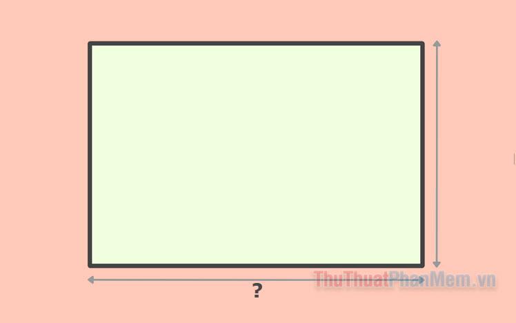 Cách tính chiều dài hình chữ nhật và ví dụ chi tiết