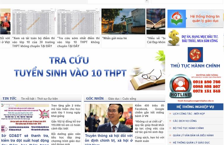 Vĩnh Phúc: Làm thế nào để tra cứu điểm thi vào 10 nhanh chóng?