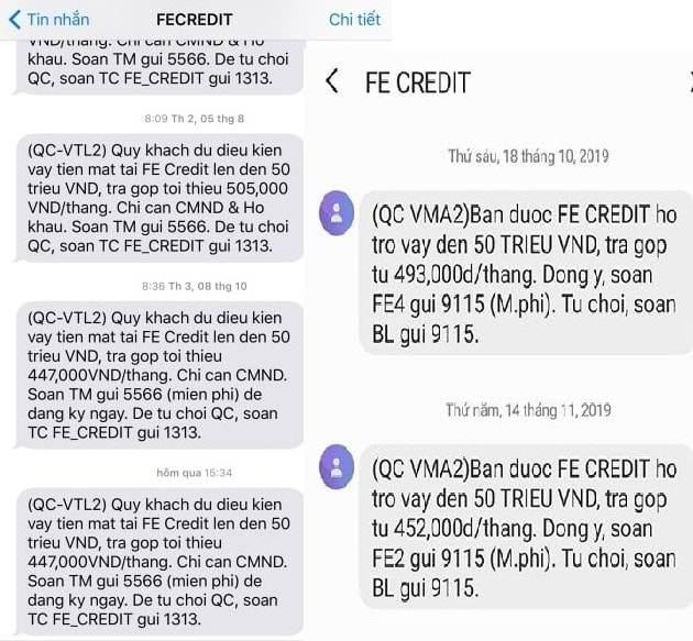 (Cập nhật) Tổng hợp các tin nhắn đòi nợ FE Credit và cách xử lý