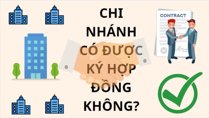 Chi nhánh có được ký hợp đồng không