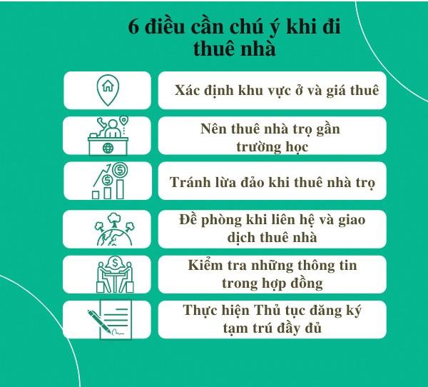 6 điều cần chú ý khi đi thuê nhà cho tân sinh viên