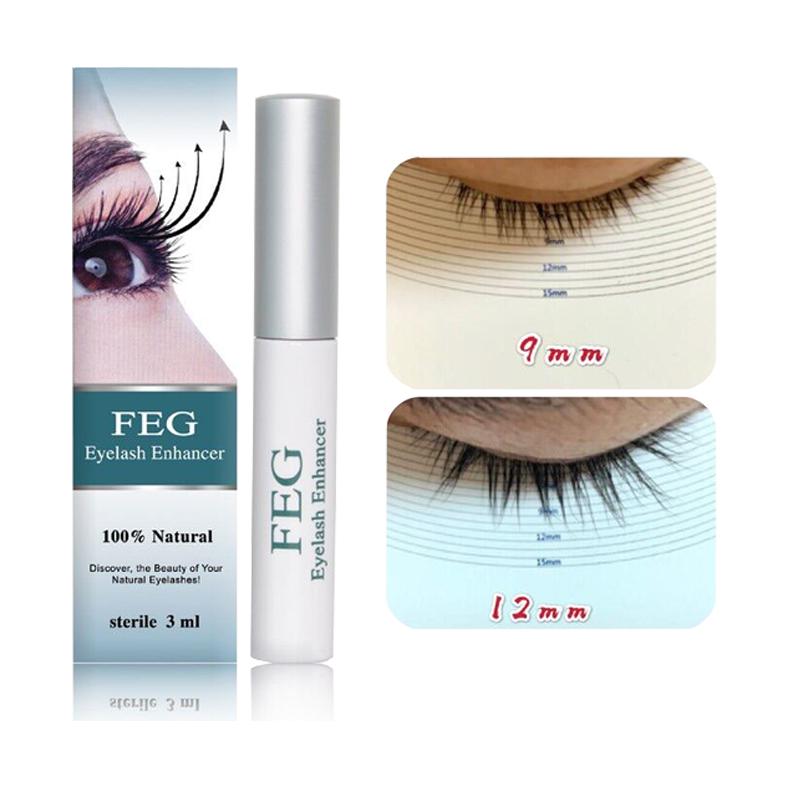 Serum Dưỡng Dài Mi Ban Ngày FEG Eyelash Enhancer Màu Xanh 3ml Chính Hãng Từ Mỹ