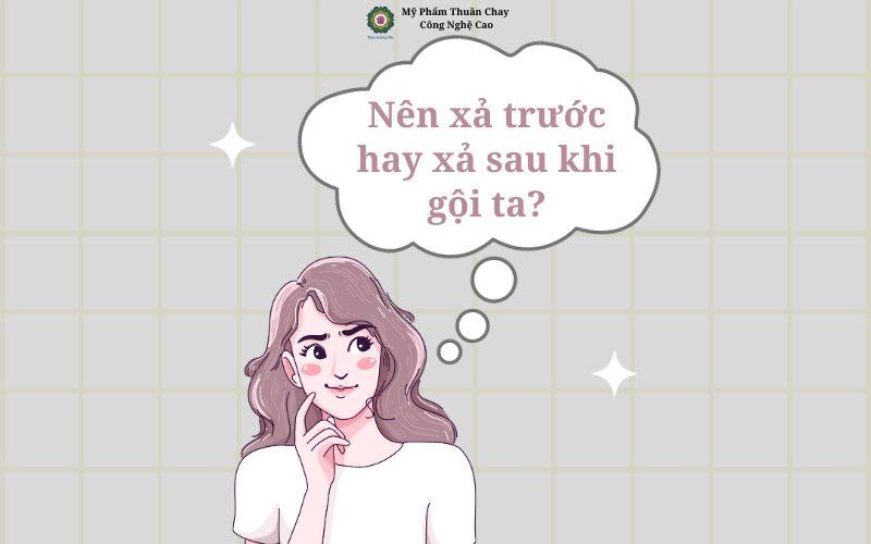 Nên dùng dầu xả trước hay sau khi gội?