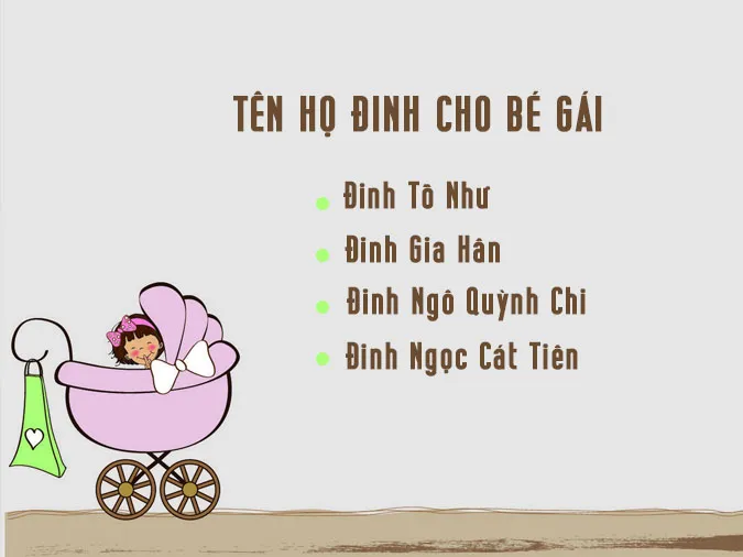 Đặt tên con họ Đinh như thế nào cho thật hay và ý nghĩa?