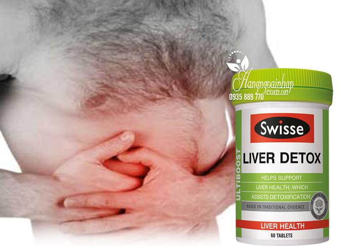 Thực phẩm chức năng Viên uống bổ gan, thải độc Swisse Liver Detox 60 viên của Úc