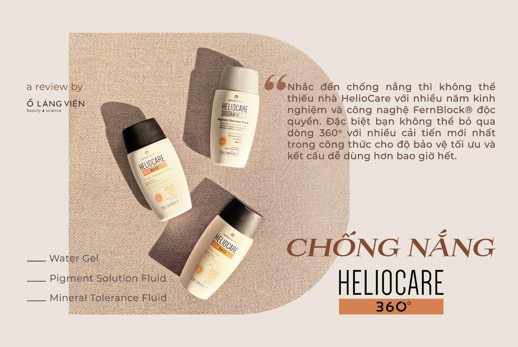 REVIEW | Về Dòng Sản Phẩm Chống nắng HELIOCARE 360°