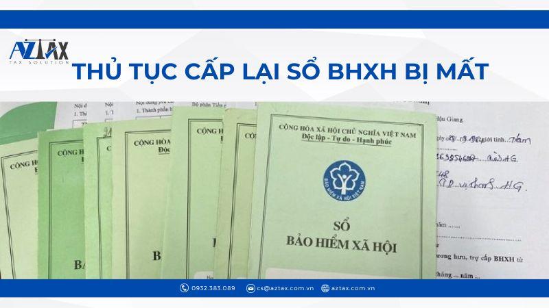 Thủ tục cấp lại sổ BHXH bị mất, hỏng hay điều chỉnh 2024