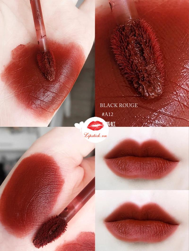 Son Black Rouge A12 Dashed Brown Màu Đỏ Gạch