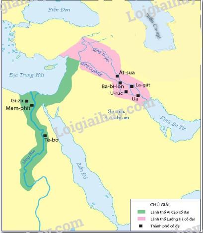 Lý thuyết Ai Cập và Lưỡng Hà cổ đại Lịch sử và Địa lí 6 Cánh diều