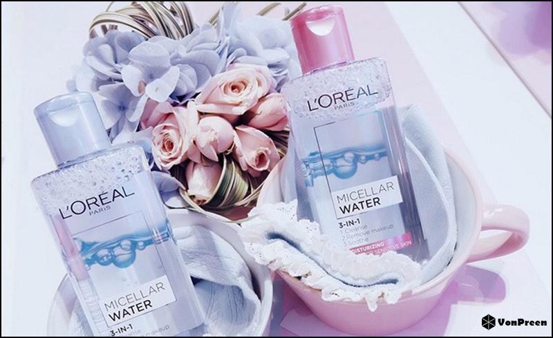 Nước Tẩy trang Loreal có cồn không?