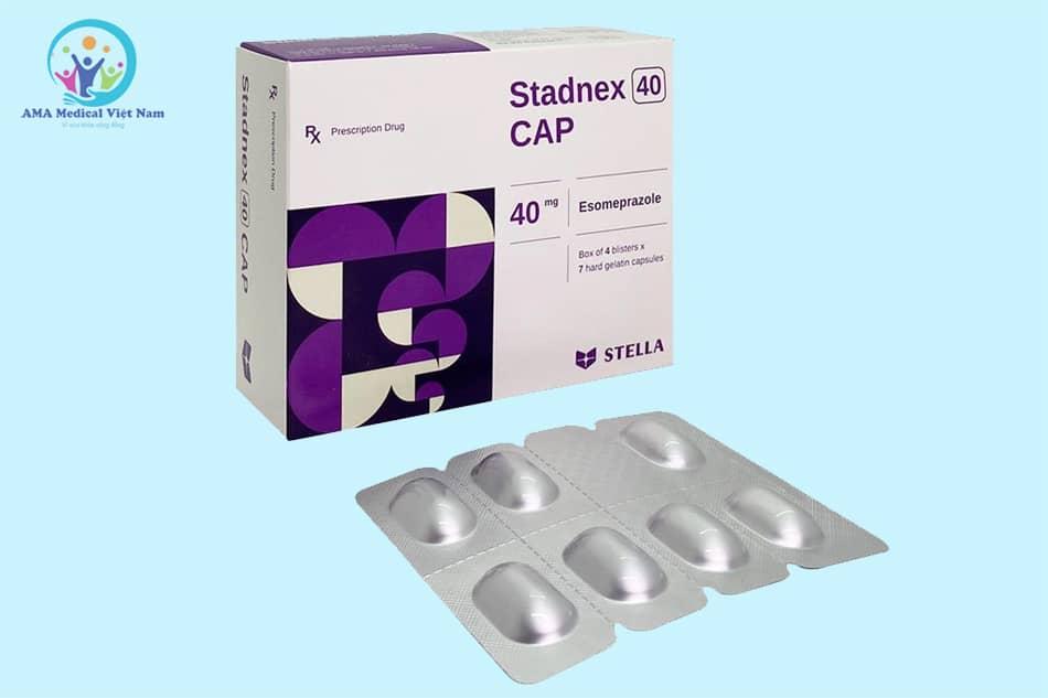 Stadnex 40 CAP là thuốc gì? Uống trước hay sau ăn? Giá bao nhiêu?