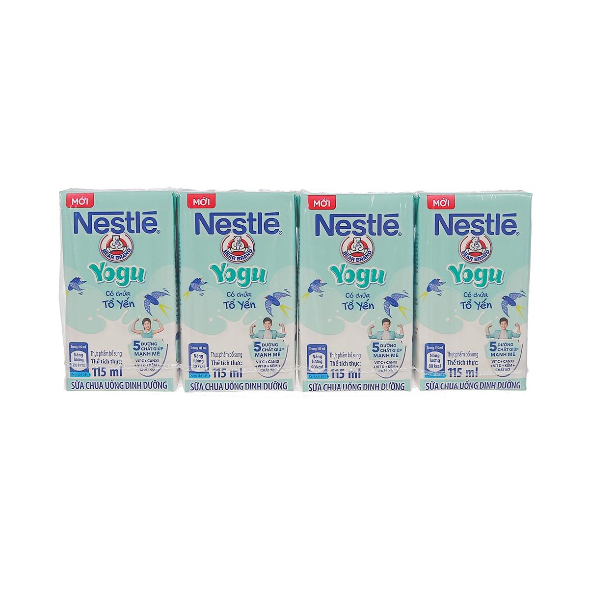 Sữa chua uống Nestlé Yogu (4x115ml) cho bé trên 1 tuổi