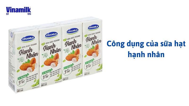 CÔNG DỤNG CỦA SỮA HẠT HẠNH NHÂN VÀ LƯU Ý CẦN BIẾT KHI SỬ DỤNG