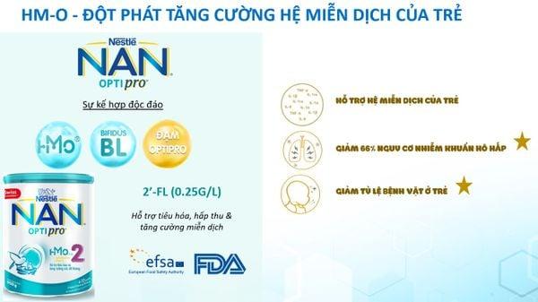 Sữa Nan Optipro HMO số 2 - 900g (6-12 tháng)