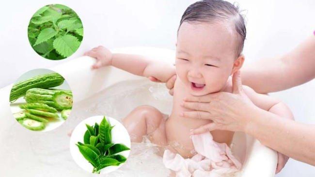 Các loại lá tắm cho trẻ sơ sinh tốt và an toàn hiện nay