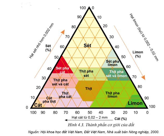 Lý thuyết thành phần và tính chất của đất trồng - Công nghệ 10