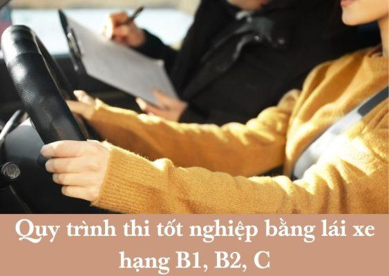 Quy trình thi tốt nghiệp bằng lái xe ô tô mới nhất năm 2024