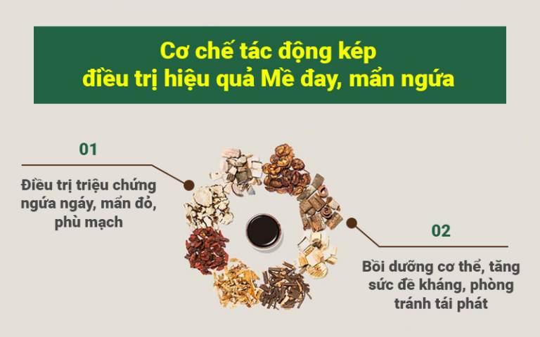 5 ưu điểm vàng giúp bài thuốc Tiêu ban Giải độc thang trị dứt điểm mề đay không tái phát