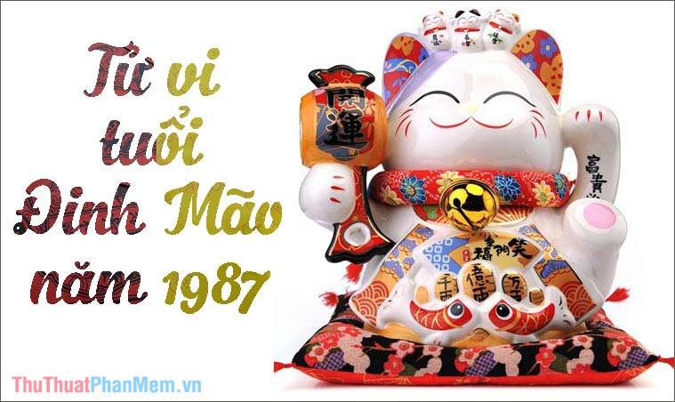 Tuổi Đinh Mão năm 1987 mang mệnh số gì? Thuộc tuổi con gì? Kết hợp với màu sắc nào, hợp với tuổi nào và hướng nào?