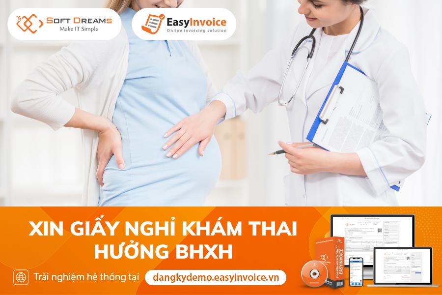 Xin Giấy Nghỉ Khám Thai Hưởng BHXH