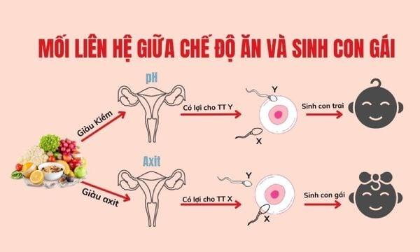 Chế độ ăn uống giúp sinh con trai, sinh con gái có phải lời đồn ?