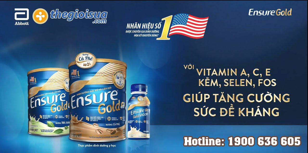 Bảng giá sữa Ensure mới nhất 2024