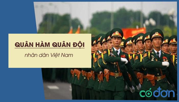 Hệ thống cấp bậc quân hàm quân đội nhân dân Việt Nam