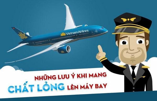 Rượu có được mang lên máy bay hay không?