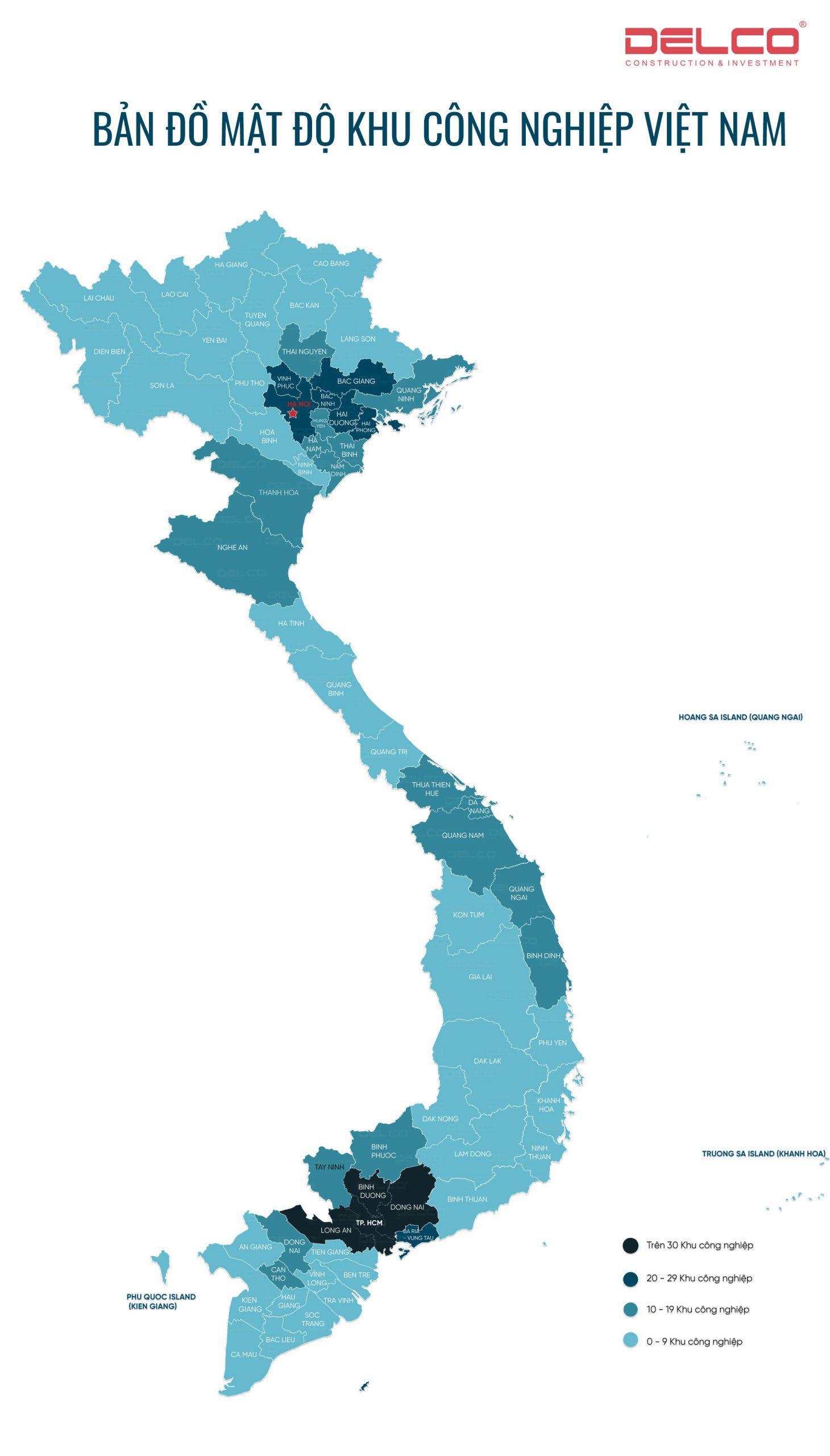 Danh sách các khu công nghiệp Việt Nam – 2023