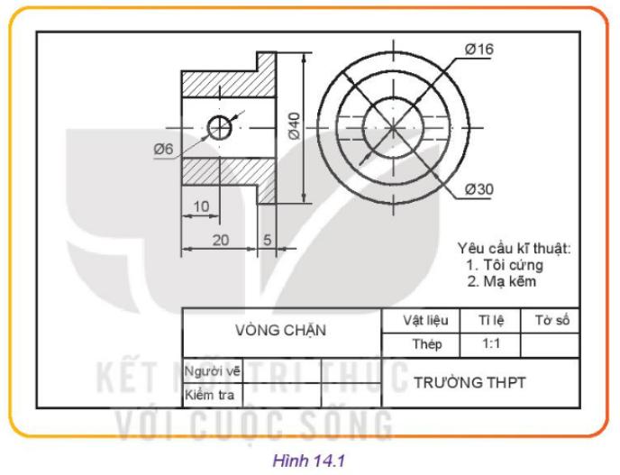 Lý thuyết bản vẽ cơ khí - Công nghệ 10