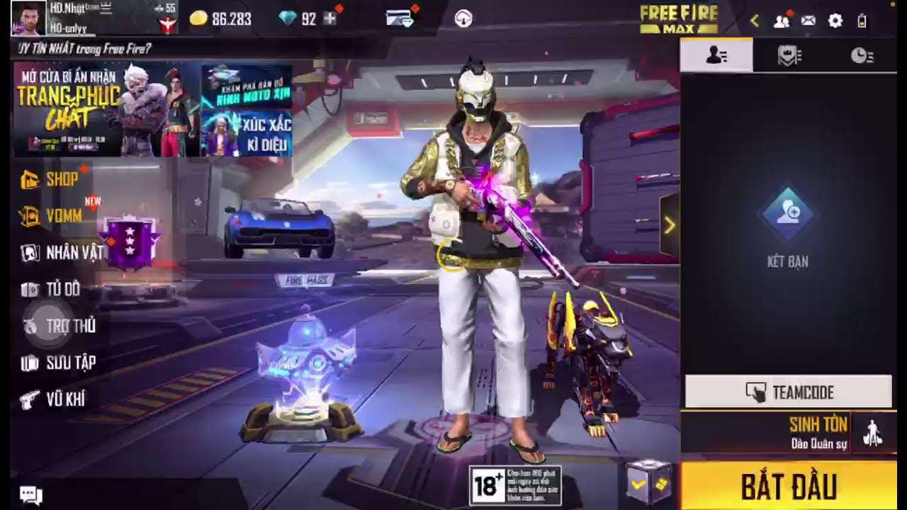 Tặng KC FF (Free Fire) miễn phí